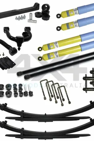 Performance Suspension Racing Bilstein 3in Lift Kit (Navara D22) Standard Duty Front, Heavy Duty Rear with Torsion Bars Big Sale