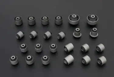 Hard Race Complete Bushing Kit - Hardened Rubber (Accord 02-08) Certified