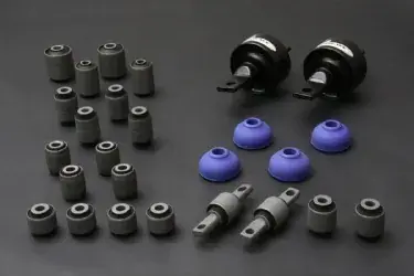 Hard Race Complete Bushing Kit - Hardened Rubber (Civic 87-91) Free Returns