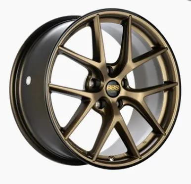 Professional Grade BBS CI-R 19x9 5x112 ET42 Bronze Polished Rim Protector Wheel -82mm PFS/Clip Required - CI2201MBZ