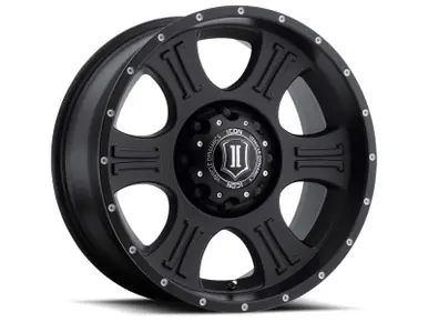 Mega Sale ICON Shield 20x9 8x180 12mm Offset 5.5in BS 125.2mm Bore Satin Black Wheel - 1020908955SB