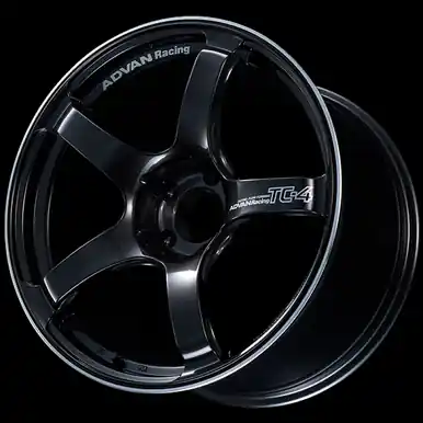 Super Sale Advan TC4 15x7.0 +42 4-100 Black Gunmetallic & Ring Wheel - YAD5E42ABGR
