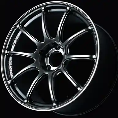 Express Delivery Advan RZII 16x7.0 / +41 Offset / 4-100 / 63mm Bore / Racing Hyper Black & Ring - YAZ6E41AHB