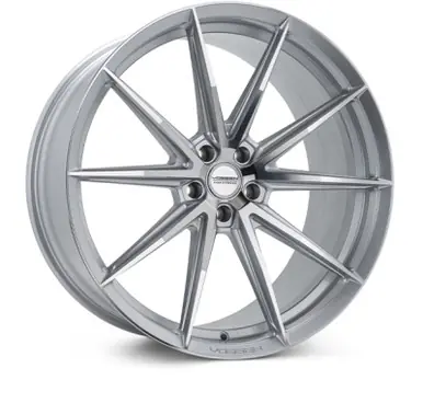 Last Chance Vossen HFX-2 20x10.5 - 5x112 - ET25 - Deep - 66.5 - Silver Polished Wheel - HFX2-0M08