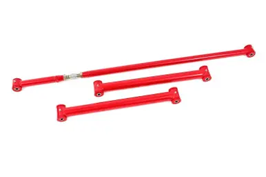 BMR 82-02 3rd Gen F-Body On-Car Adj. Rear Suspension Kit (Polyurethane) - Red - RSK032R Best Price