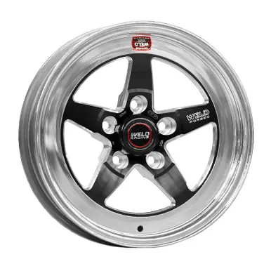 Weld S71 15x12.33 / 5x4.5 BP / 4.5in. BS Black Wheel (Low Pad) - Non-Beadlock - 71LB-512A45A Special Offer