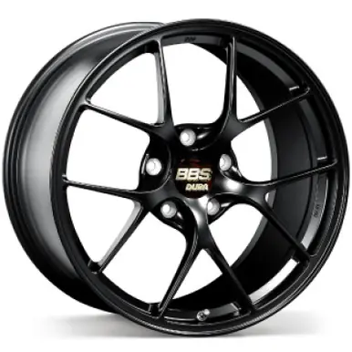 BBS RI-D 20x9.5 5x112 ET10 82mm Matte Black Wheel 82mm PFS Ring/Clip Required - RI100MB Discount