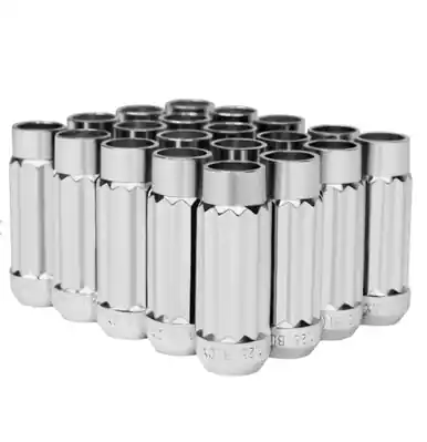 BLOX Racing 12-Sided P17 Tuner Lug Nuts 12x1.25 - NEO Chrome Steel - Set of 20 - BXAC-00145-NEO Trending