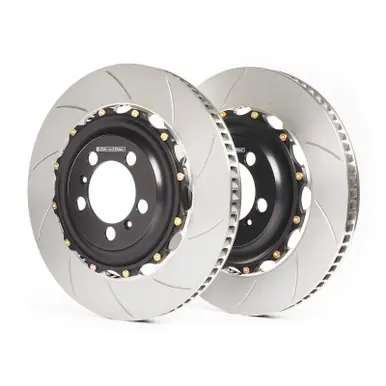 Buy Today GiroDisc Mitsubishi Lancer Evo 6-9 Slotted Rear Rotors - A2-008