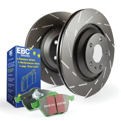 Premium EBC S2 Kits Greenstuff Pads and USR Rotors - S2KF1064