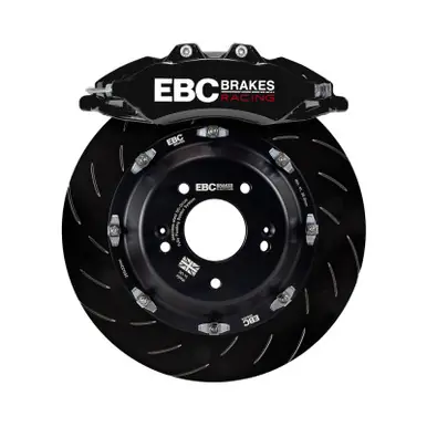 Authentic EBC Racing 2019+ BMW M235i (F44) Black 6 Piston Apollo Calipers 355mm Rotors Front Big Brake Kit - BBK039BLK-1
