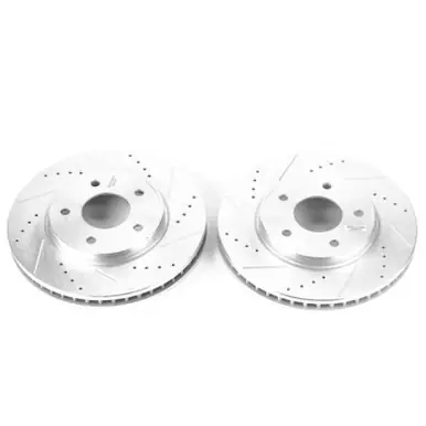Professional Grade Power Stop 15-18 Chevrolet City Express Front Evolution Drilled & Slotted Rotors - Pair - JBR1557XPR