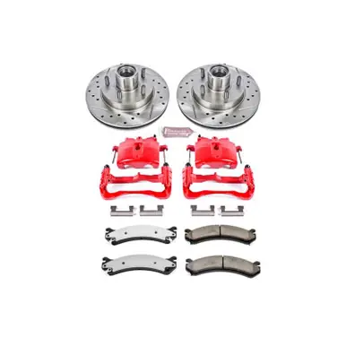 Power Stop 02-04 Chevrolet Avalanche 2500 Front Z36 Truck & Tow Brake Kit w/Calipers - KC2071-36 Limited Edition