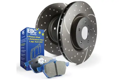 Top Pick EBC S6 Kits Bluestuff Pads and GD Rotors - S6KF1247