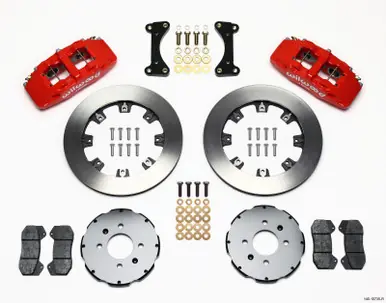 Markdown Wilwood Dynapro 6 Front Hat Kit 12.19in Red 94-01 Honda/Acura w/262mm Disc - 140-10735-R