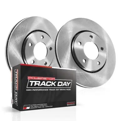 Viral Power Stop 04-07 Cadillac CTS Rear Track Day Brake Kit - TDBK2945