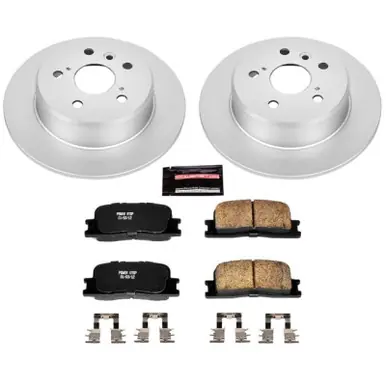 Brand New Power Stop 01-03 Toyota Highlander Rear Z17 Evolution Geomet Coated Brake Kit - CRK1069