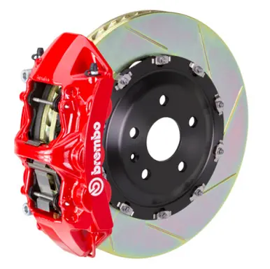 Reduced Price Brembo 24+ BMW M30i/530i XDrive Front GT BBK 6 Piston Cast 380x34 2pc Rotor Slotted Type-1 - Red - 1N2.9092A2