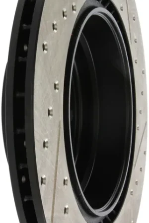 Limited Offer StopTech 06 BMW 330 / 07-09 BMW 335 Slotted & Drilled Right Rear Rotor