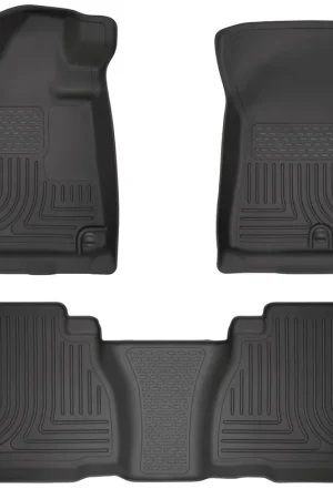 Special Discount Husky Liners 07-11 Toyota Tundra Double/CrewMax Cab WeatherBeater Combo Black Floor Liners