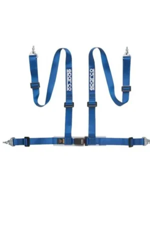 Viral Sparco Belt 2 Inch Blue 4Pt Snap-In