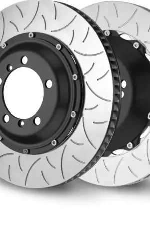 Brembo 04-06 CaRearera GT Rear 2-Piece Discs 380x34 2pc Rotor Slotted Type-3 Must Have