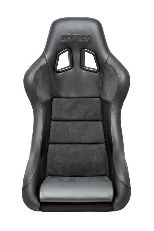 Sparco Seat QRT Performance Leather/Alcantara Black (Must Use Side Mount 600QRT) Genuine