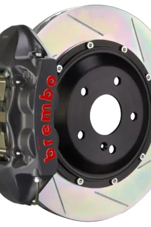 Fan Favorite Brembo 23+ GR Corolla Rear GTS BBK 4 Piston Cast 345x28 2pc Rotor Slotted Type-1-Black HA