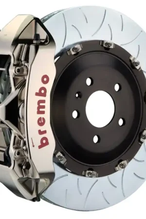 Brembo 07-15 Q7 (4L) Front GTR BBK 6 Piston Billet405x34 2pc Rotor Slotted Type-3- Nickel Plated Holiday Sale