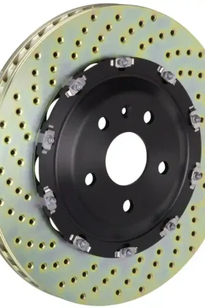 Brembo 06-08 RS4 Front 2-Piece Discs 380x34 2pc Rotor Drilled New Release