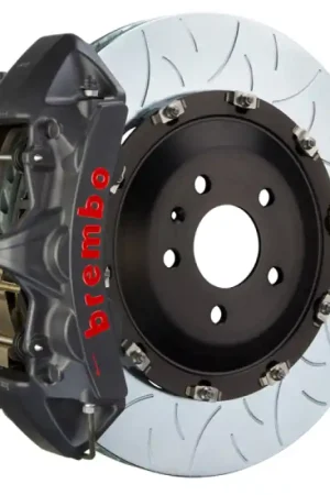 Final Sale Brembo 08-14 C63 (Excl Black Series) Fr GTS BBK 6Pist Cast 405x34 2pc Rotor Slotted Type3-Black HA