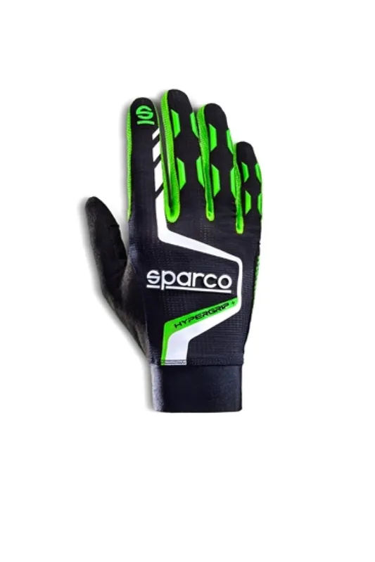 Sparco Gloves Hypergrip+ 12 Black/Green Price Drop