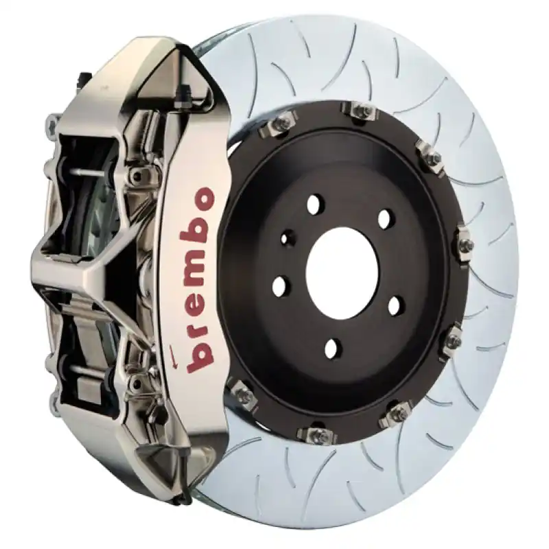 Brembo 23+ Z (RZ34) Front GTR BBK 6 Piston Billet380x34 2pc Rotor Slotted Type-3- Nickel Plated Latest