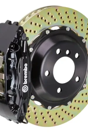 Direct From Manufacturer Brembo 98-02 Camaro/98-02 Firebird Front GT BBK 4 Piston Cast 2pc 332x32 2pc Rotor Drilled-Black