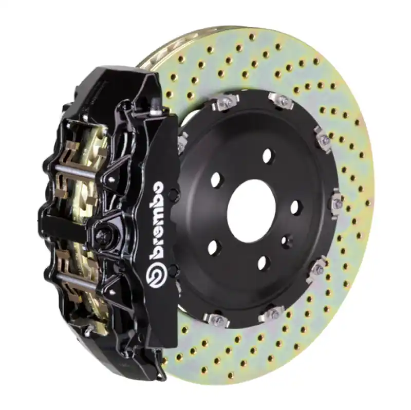 Brembo 23+ Z (RZ34) Front GT BBK 6 Piston Cast 380x34 2pc Rotor Drilled-Black Special Offer