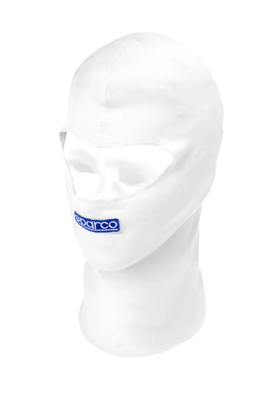 Time-Limited Sparco Head Hood 100 Percent Cotton White