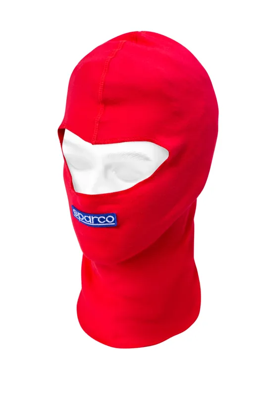Fresh Stock Sparco Head Hood 100 Percent Cotton Red