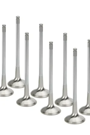 New Arrival Supertech Honda K20 30x5.96x108.65mm 6mm Tapered Stem Chrome Inconel Exhaust Valve - Set of 8