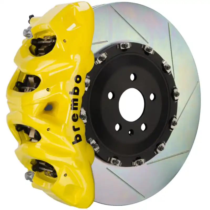 Brembo 12-14 ML550 Front GT BBK 8 Piston Cast 412x38 2pc Rotor Slotted Type1-Yellow Price Cut