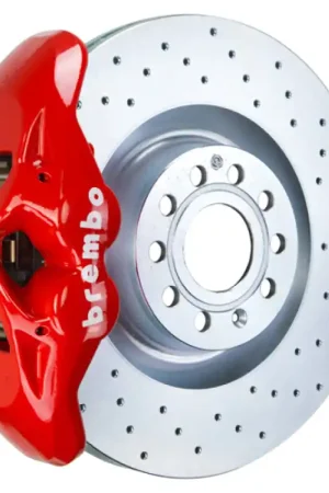 No Minimum Order Brembo 14-20 A3 Front GT BBK 4 Piston Cast 345x30 1pc Rotor Drilled-Red