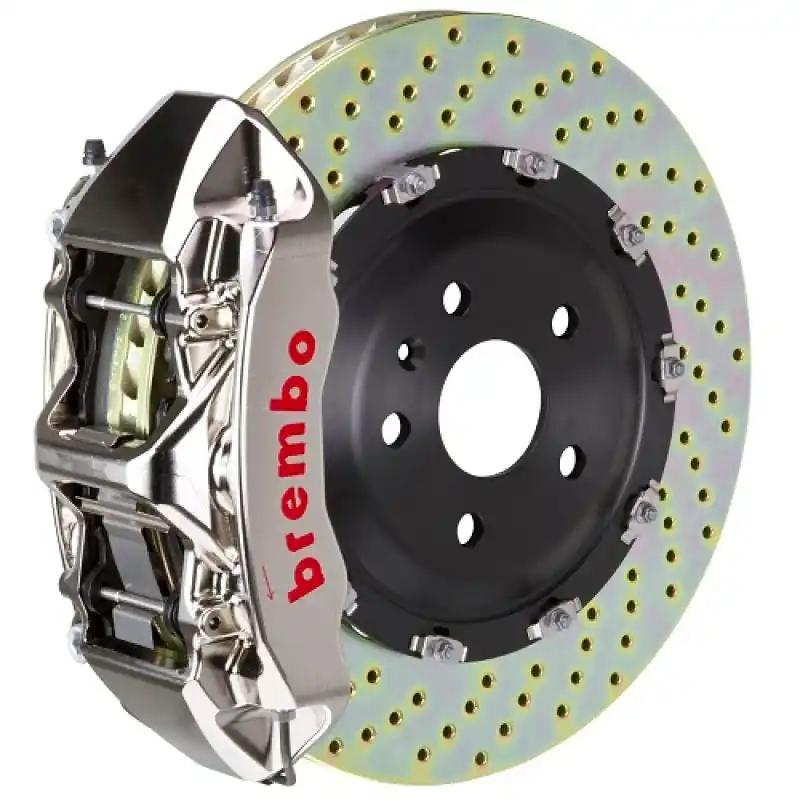 Same Day Shipping Brembo 19-22 A-Class (Excl AMG) Fr GTR BBK 6Pis Billet 380x34 2pc Rotor Drilled-Nickel
