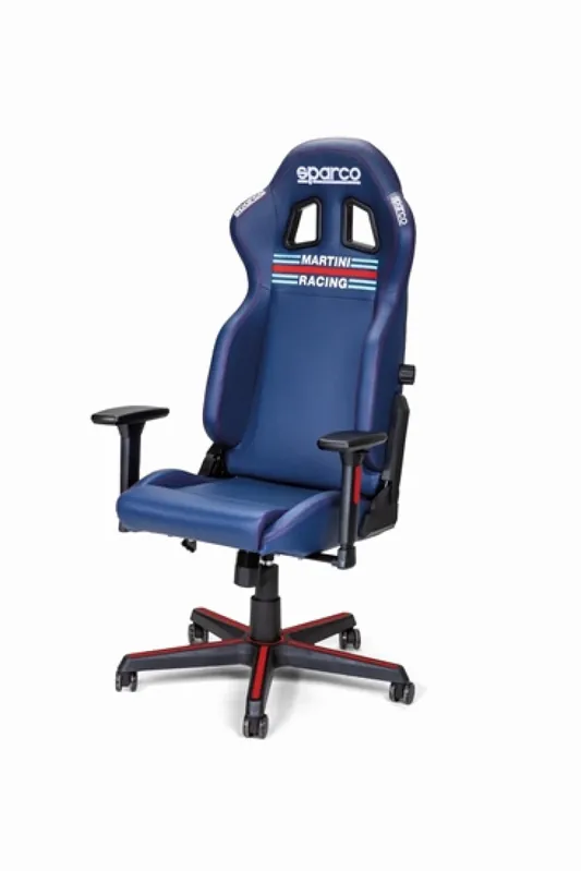 Crafted Sparco Office Chair Icon Martini-Racing