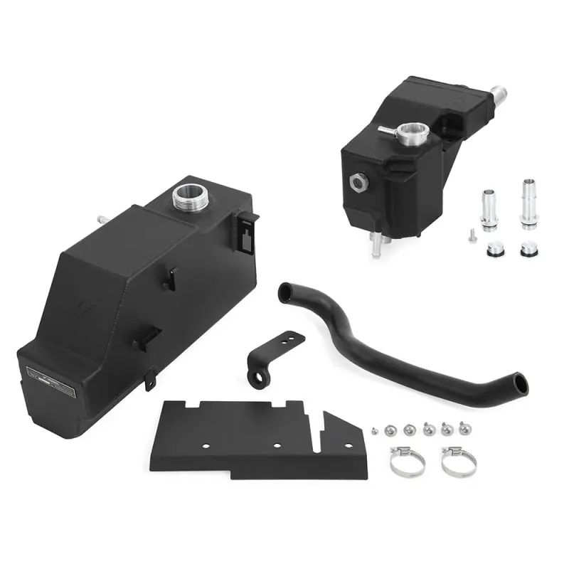 Mishimoto 11-19 Ford 6.7L Powerstroke Expansion Tank Kit - Micro-Wrinkle Black Crafted