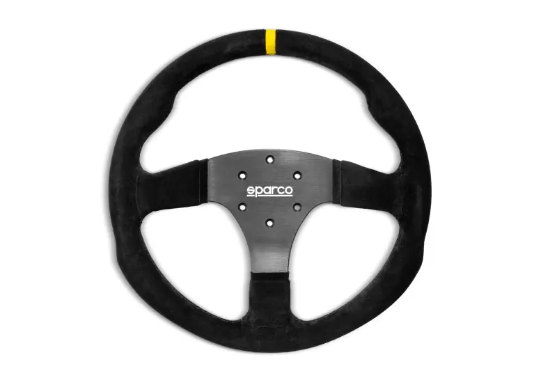 Sparco Steering Wheel R330B Suede w/ Button Next Day Delivery