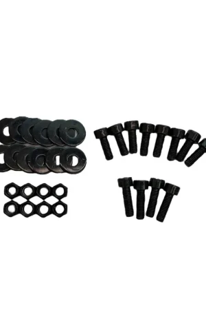 Trusted Brand Sparco Seat Hardware Spacer Kit Side Mount - Black Zinc