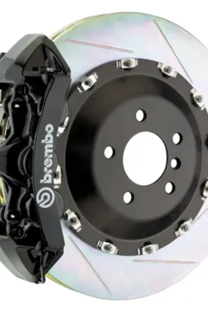 Hassle-Free Returns Brembo 15-18 M3 (CC Brake Equipped) Front GT BBK 6 Piston Cast 405x34 2pc Rotor Slotted Type1-Black