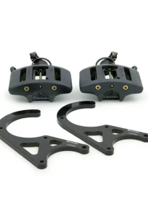 Brembo 90-05 NSX Rear GT BBK 1 Piston Cast 2pc 345mm Hand-Brake-Black Holiday Sale