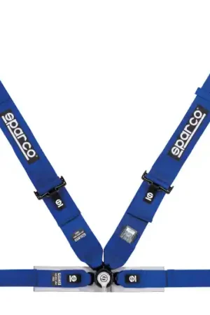 Sparco Belt 4Pt 3in/2in Competition Harness - Blue Grab Now