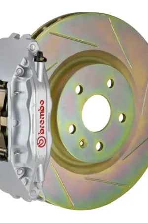 High Quality Brembo 12-16 FR-S Front GT BBK 4 Piston Cast 2pc 326 x30 1pc Rotor Slotted Type1-Silver
