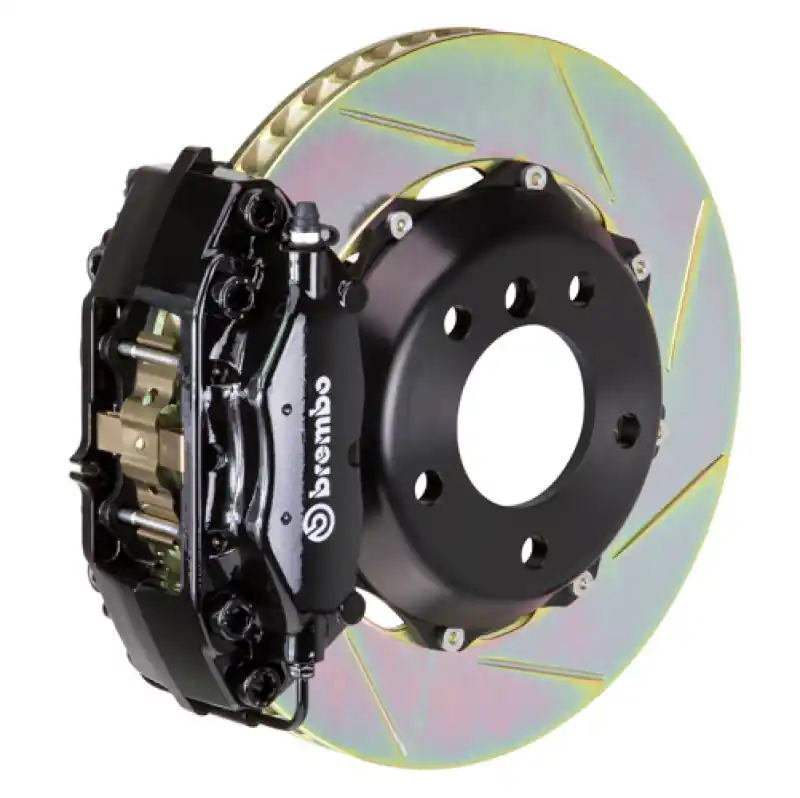 Brembo 07-15 TT 3.2/09-15 TTS Rr GT BBK 4 Pist Cast 328x28 2pc Rotor Slotted Type1-Black Popular